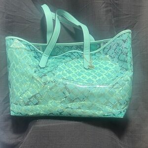Juicy Couture Aqua Blue Tote Bag